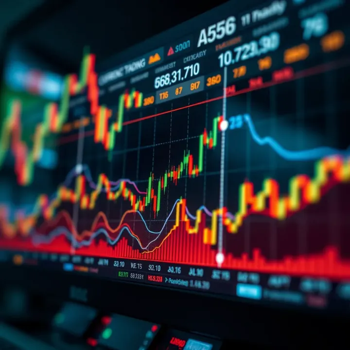 Visual representation of currency pair volatility during overlapping trading hours highlighting optimal trading windows