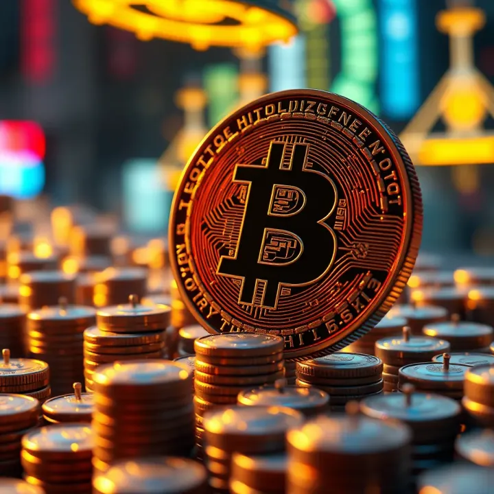 Illustration of blockchain technology with ApeNFT integration and investment insights