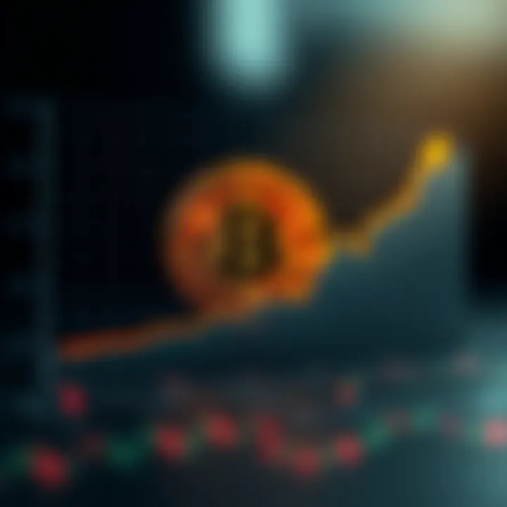 Graph illustrating the projected growth of Bitcoin value influenced by technological innovation and market adoption