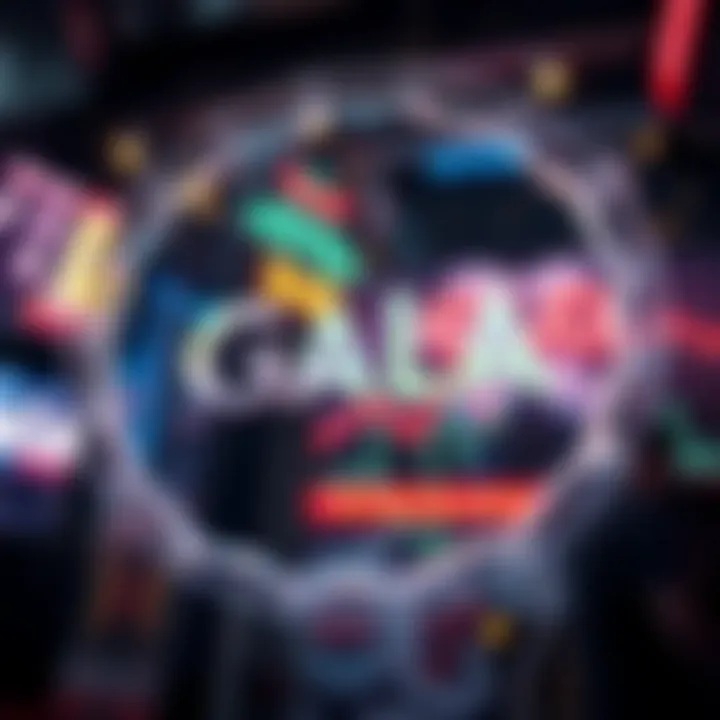 Blockchain and Decentralised Entertainment Impact on Gala's Long-Term Outlook Conceptual illustration of blockchain technology and decentralised entertainment shaping Gala's future potential