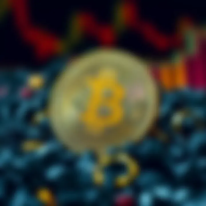 Illustration of blockchain technology and market factors influencing Beldex Coin value in India