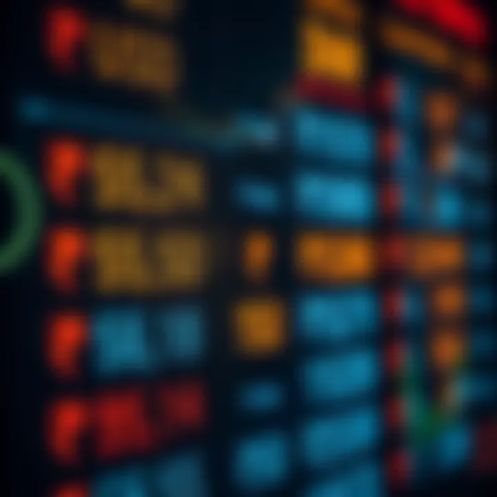 Current USD to INR Exchange Rates Overview Currency exchange rates displayed on a digital board with US dollars and Indian rupees