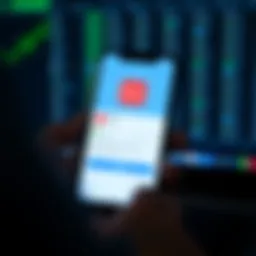 Mobile phone screen displaying the Deriv app download page from a trusted app store