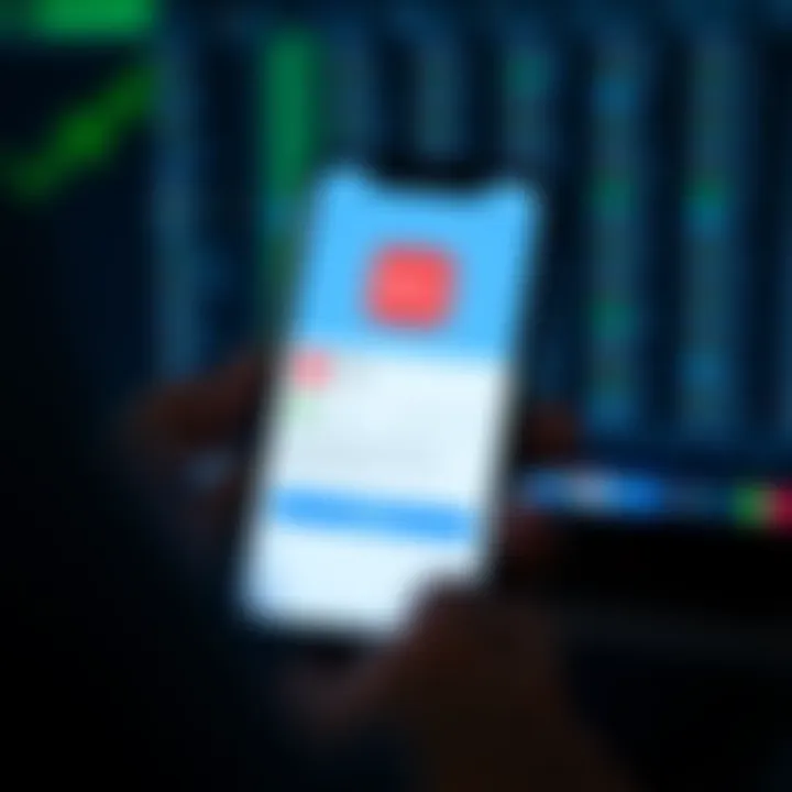 Mobile phone screen displaying the Deriv app download page from a trusted app store