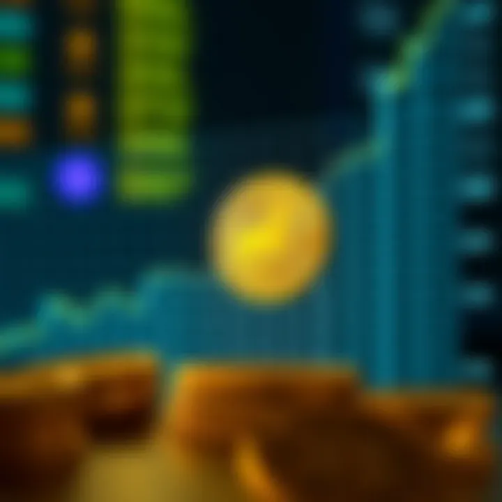 Graph displaying projected Dogecoin price trends in Indian Rupees over the next decade