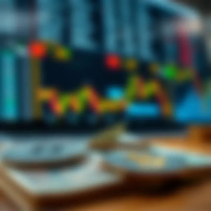 Illustration of economic indicators and global market sentiment impacting currency exchange values
