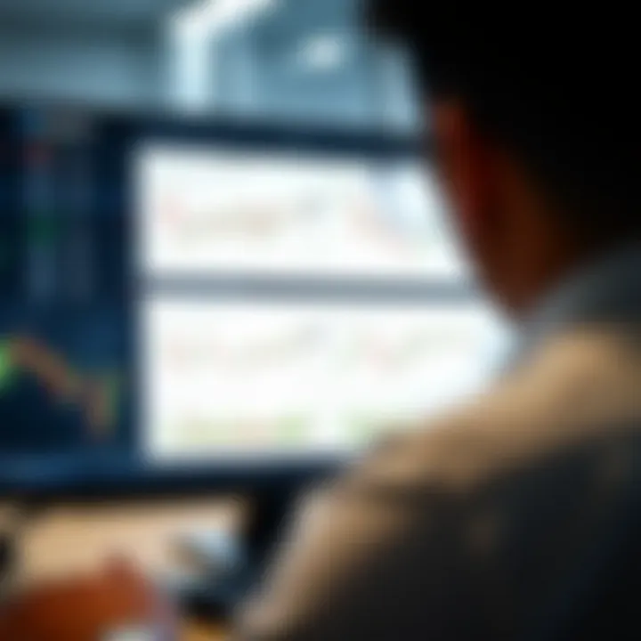 Exness Terminal Market Analysis Interface User interface showcasing Exness Terminal's market analysis tools and trading charts