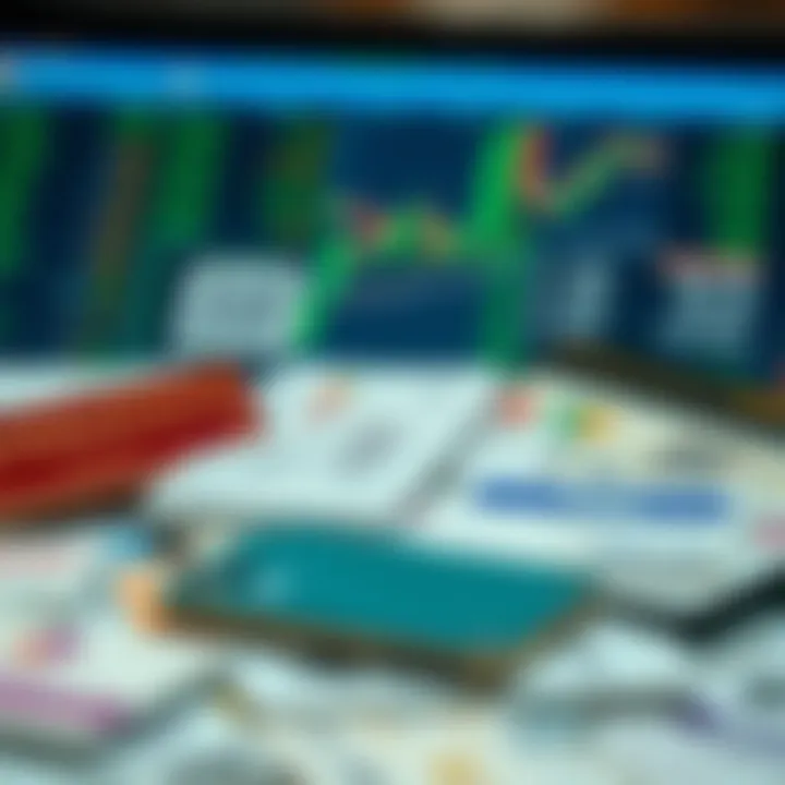 Illustration of various payment options including digital wallets and bank transfers for trading account funding