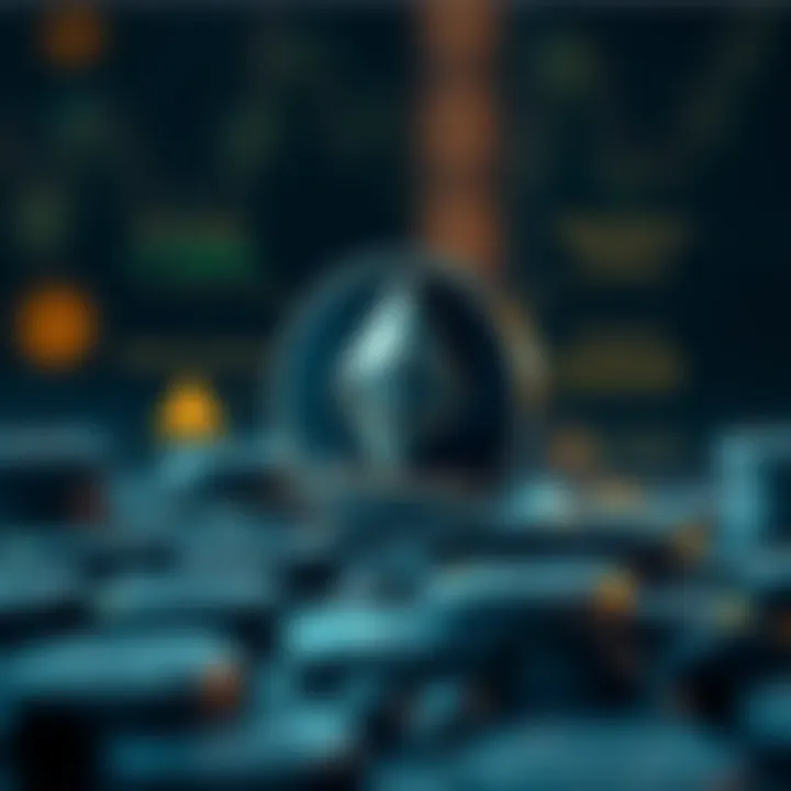 Key Factors Influencing Ethereum Coin Value Conceptual illustration of factors influencing Ethereum value including technology, market sentiment, and regulatory impact