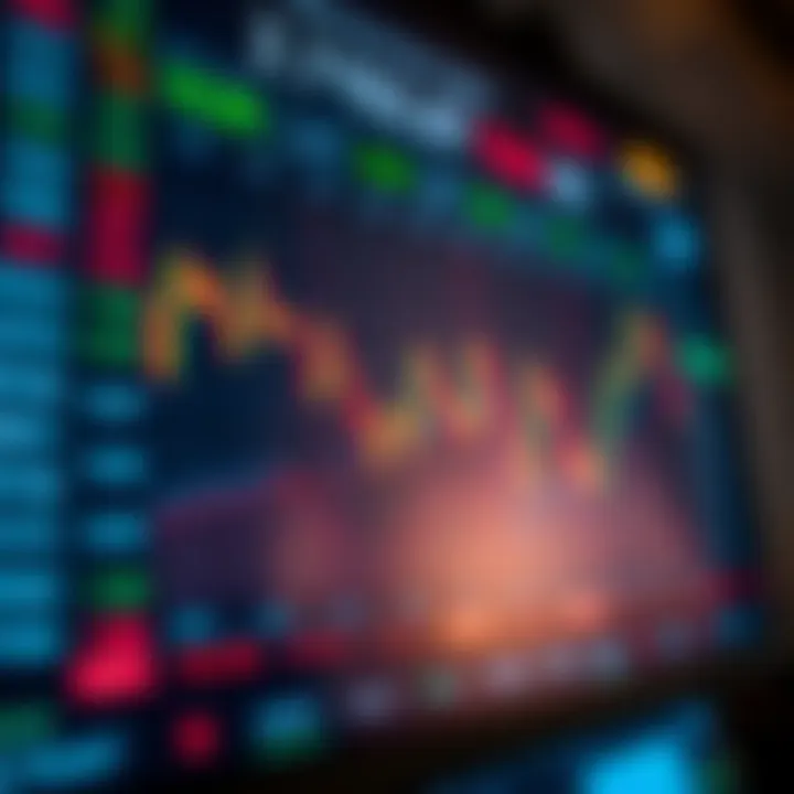 User interface of a fast trading app displaying real-time stock prices and swift trade execution