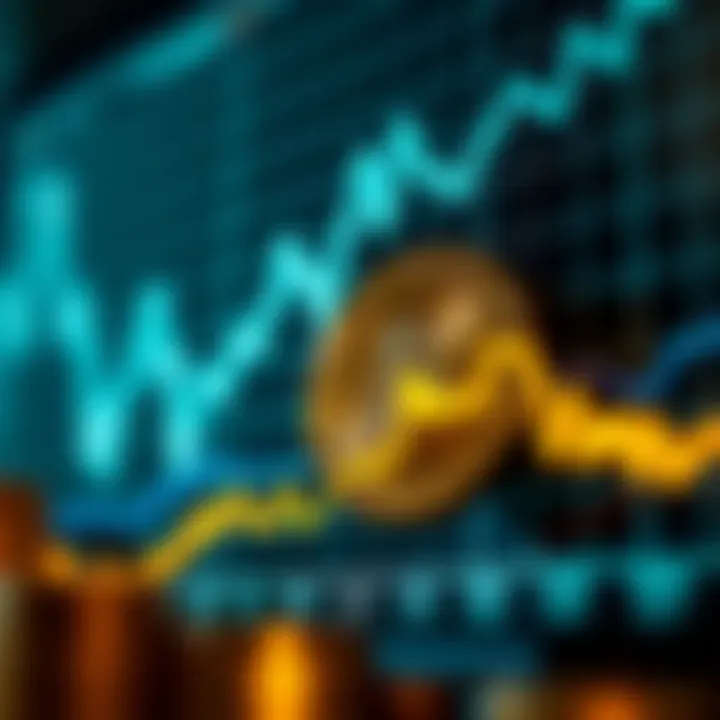 Graph depicting upward and downward trends in Floki Coin prices over recent months