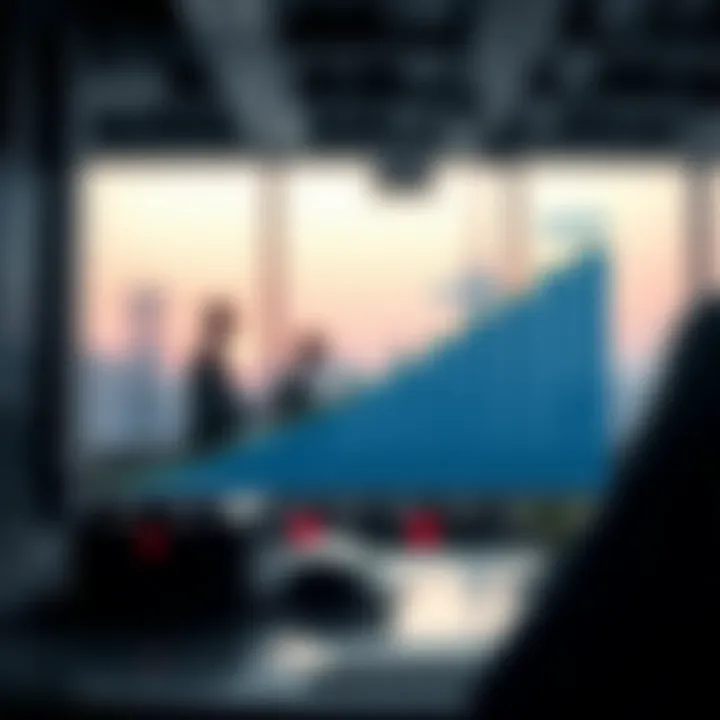 Graph showing projected market share growth of Reliance Industries across diverse sectors by 2030