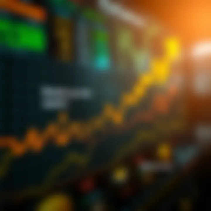 Graph showing upward trend of stock market performance with focus on Indian companies