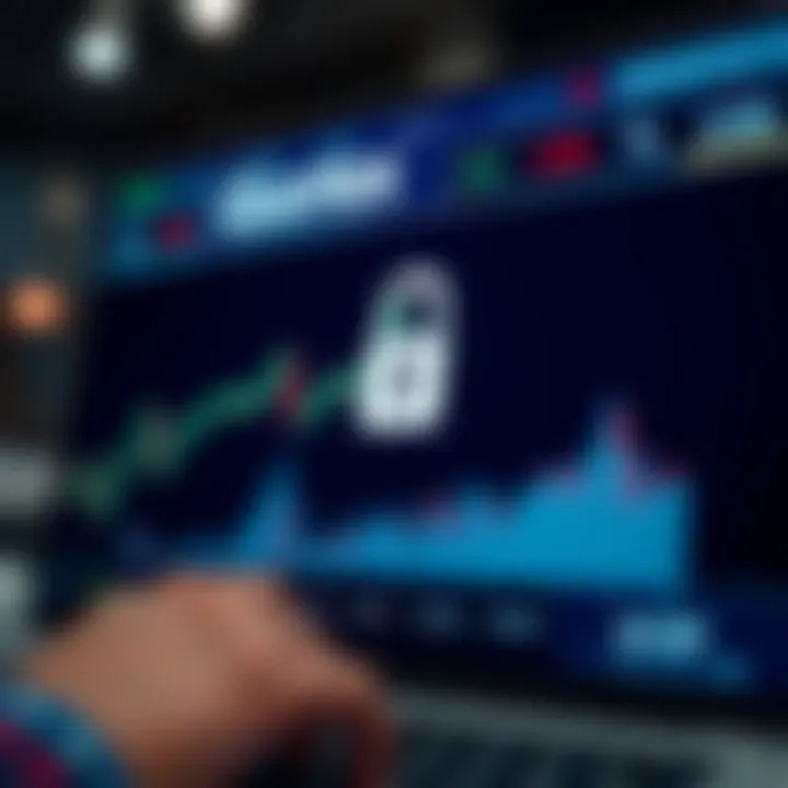 Illustration of a secure online withdrawal screen on a trading platform