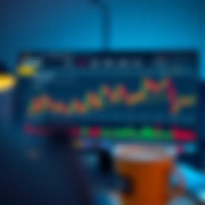 Dashboard showing trading options and charts on Quotex platform