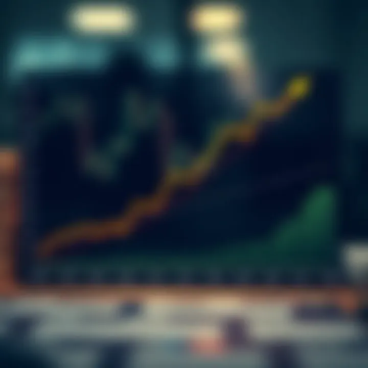 Graph illustrating the projected growth trajectory of the Nifty 50 index through various economic cycles
