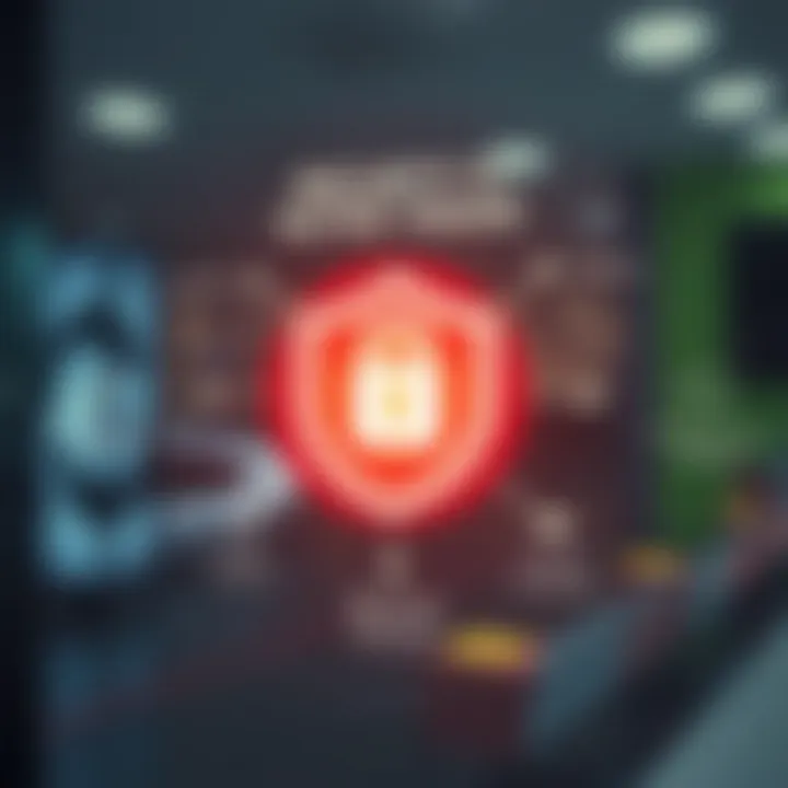 Graphic depicting security measures and benefits associated with using Qutex Trade for investment