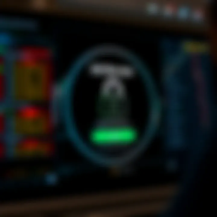 Secure login interface emphasizing cybersecurity measures for online trading