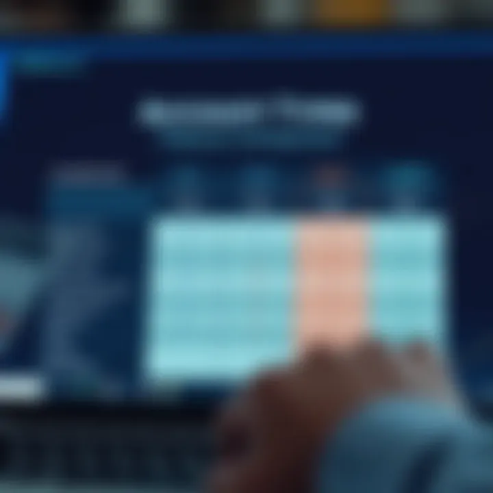 Comparison chart of different QXBroker.con account types highlighting features and benefits