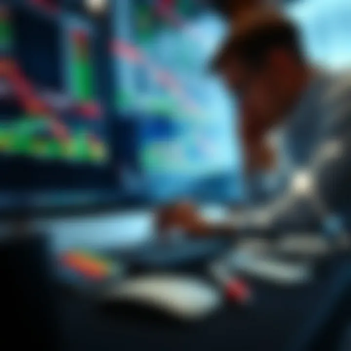 Conceptual illustration of financial strategies and market analysis tools