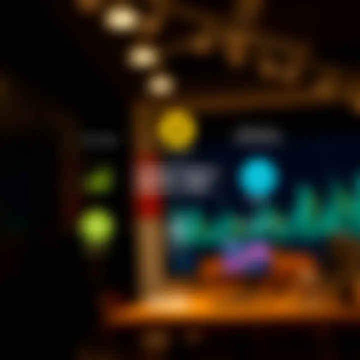 Illustration of market factors influencing Reliance Industries equity with icons representing growth, risk, and sector development