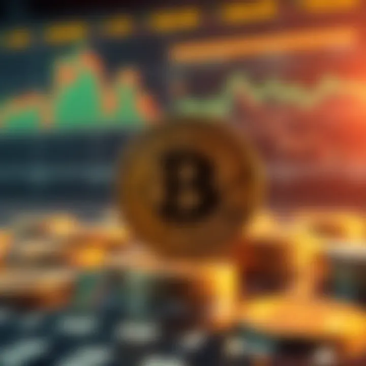 Conceptual graphic illustrating risk management and legal compliance in crypto trading