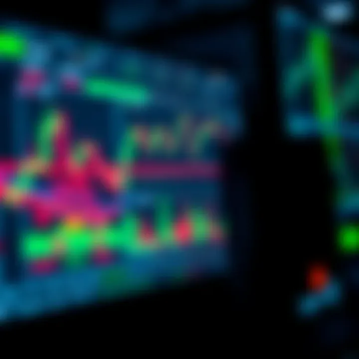Secure trading platform interface displaying market charts and trade options