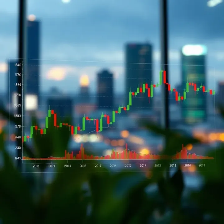 Graph showing advantages and risks associated with box trading strategy in various market scenarios