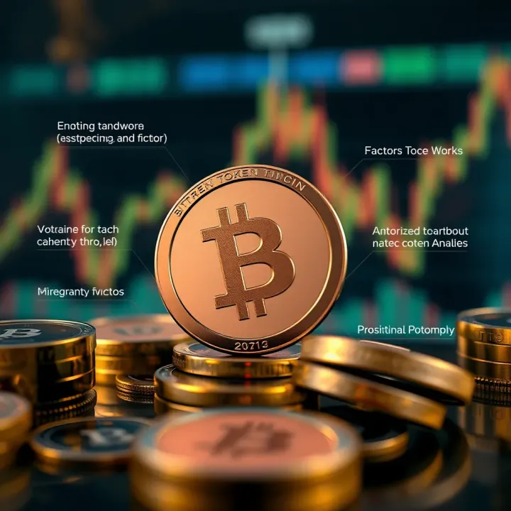 Illustration showing key factors influencing BitTorrent Token market value and investor considerations