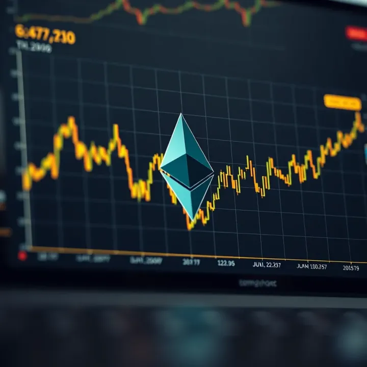 Ethereum Price Trends and Forecast Analysis Graph depicting the historical and projected price trends of Ethereum showcasing significant fluctuations and growth phases