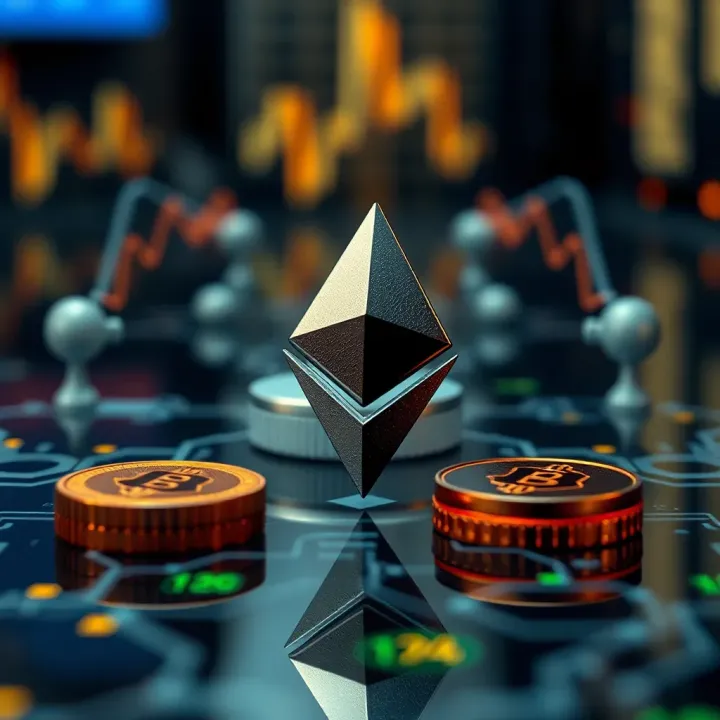 Visual representation of Ethereum network upgrades and regulatory impact influencing market dynamics and future value