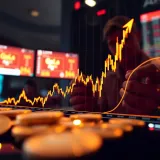Graph showing upward trend in Gala cryptocurrency price influenced by blockchain gaming advancements