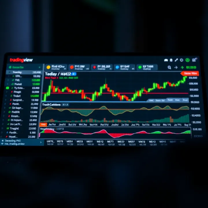 Dashboard of in.tradingview featuring technical analysis tools and customization options