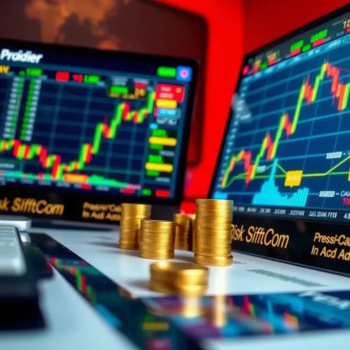 Conceptual representation of risk-free trading with simulated option market elements