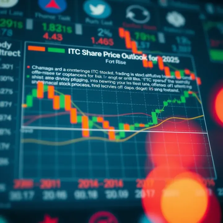 Chart showing opportunities and risks affecting ITC stock performance