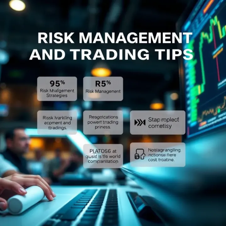 Risk Management and Trading Tips for Quotex Users in India Graphical representation of risk management strategies and safe trading tips for Indian traders on Quotex