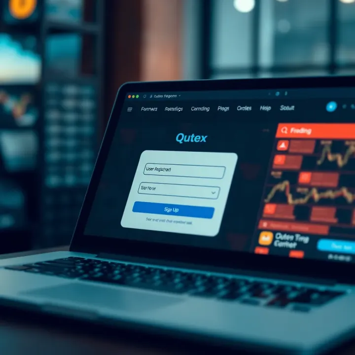 Secure Registration on Quotex Official Website User registration form on Quotex website displaying secure sign-up fields
