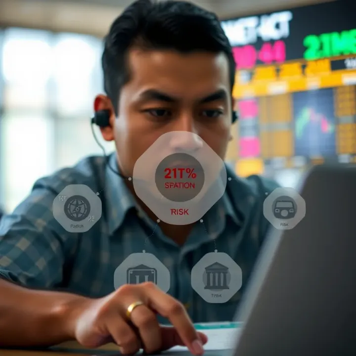 Diagram showing various strategies and risk management techniques for Quotex options traders in India