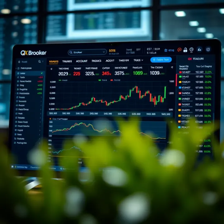 Dashboard overview showing trading account management tools and features