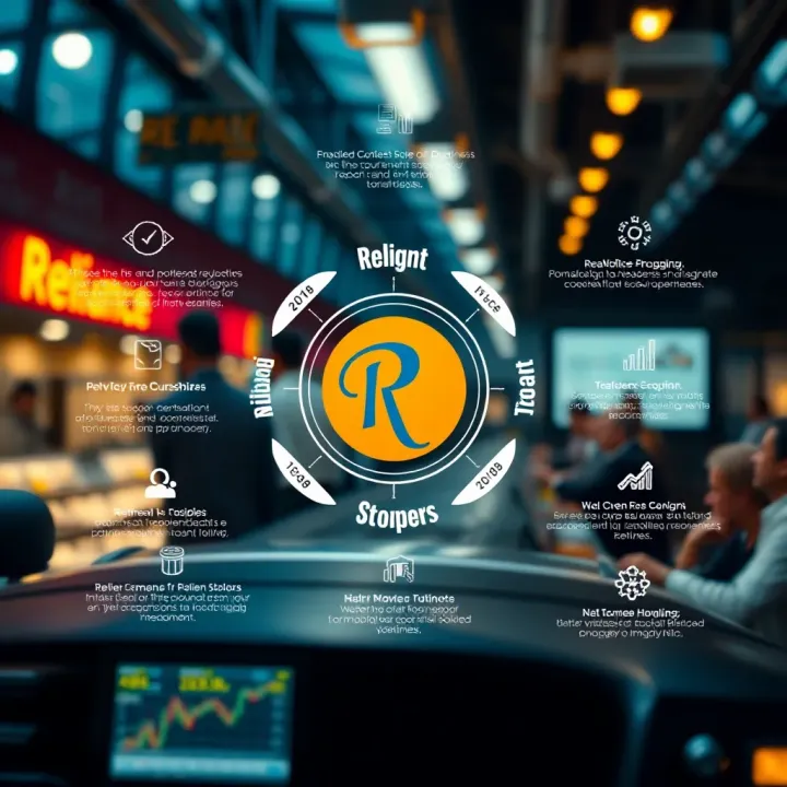 Key Business Drivers and Market Trends Influencing Reliance Industries Visual representation of key business segments and market trends impacting a major Indian conglomerate's valuation