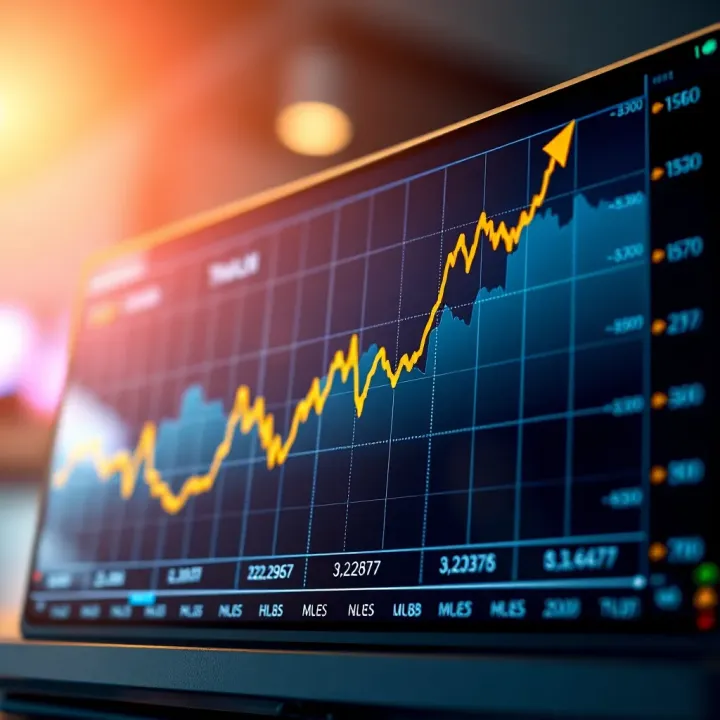 Reliance Industries Share Price Trend Analysis Graph displaying upward trend of Reliance Industries stock price over time