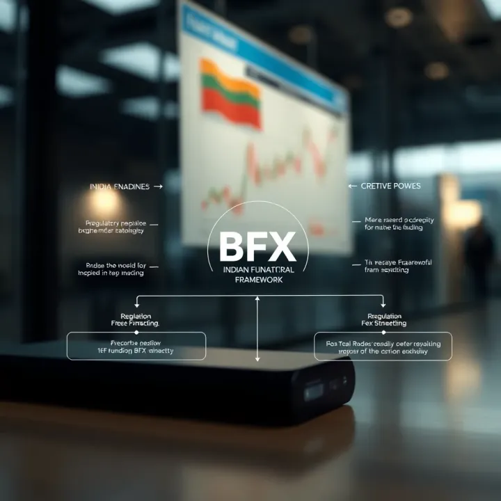 Regulatory Framework and Future Trends of BFX Funding in India Diagram showing regulatory framework and future trends of BFX funding in the Indian financial ecosystem