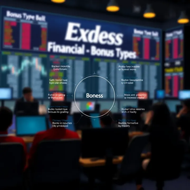 Diagram illustrating different bonus types available on Exness platform tailored for Indian traders