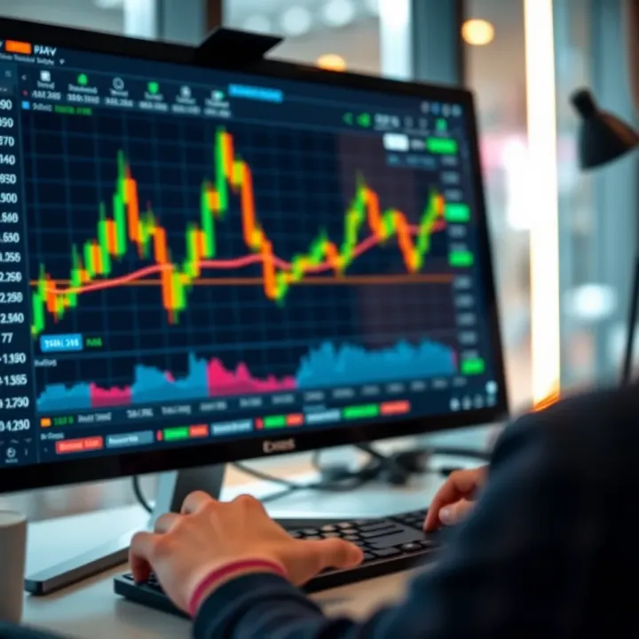 Exness WebTerminal user interface displaying forex trading charts and options