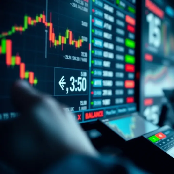 Demo Account Interface Displaying Currency Pairs and Virtual Balance Forex trading platform interface showing currency pairs and demo balance