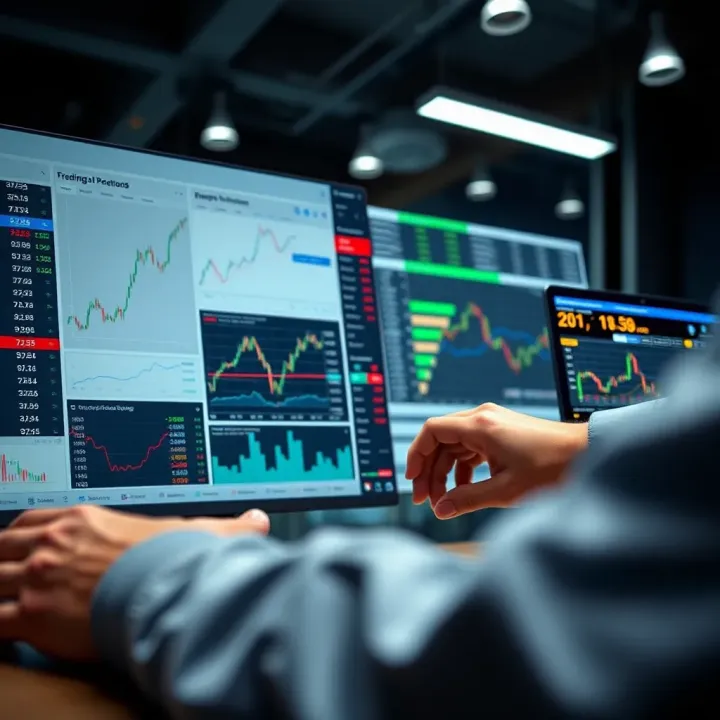Navigating Quotex Trading Tools for Strategic Market Timing Dashboard interface of Quotex platform showcasing various trading tools and indicators for strategic decision making