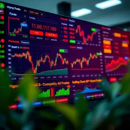 Dashboard showing various financial instruments like forex, stocks, commodities, and cryptocurrencies on an online trading platform