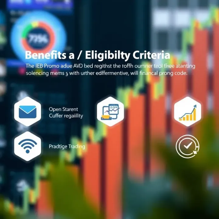 Benefits and Eligibility Criteria for Trading Promo Offer Graphic showing benefits and eligibility criteria for a trading promo offer