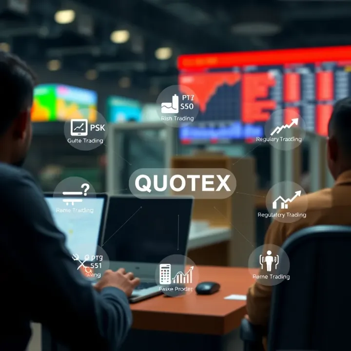 Diagram depicting regulatory environment and risk factors for online trading in India
