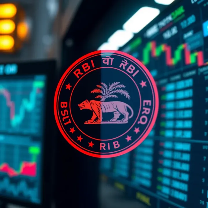Diagram showing regulatory framework of RBI overseeing forex brokers in India